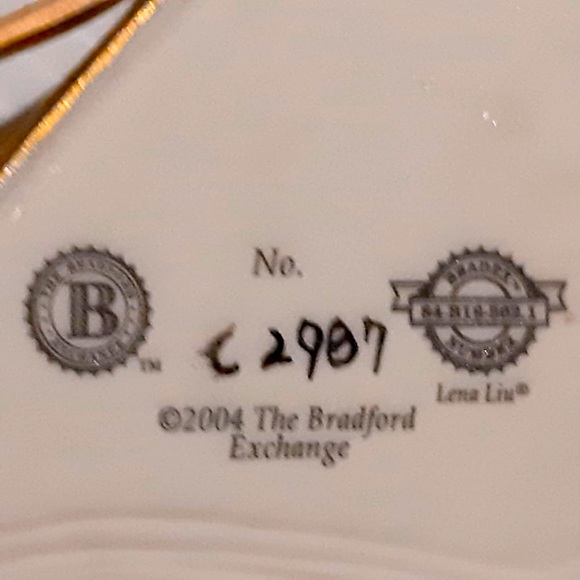 FINE PORCELAIN - ENCHANTED WINGS Artist Design C2987 Collectable Vintage - Picture 7 of 9